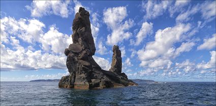 Sea Stacks - Nepean Island Norfolk Island - NSW T (PBH4 00 12365)